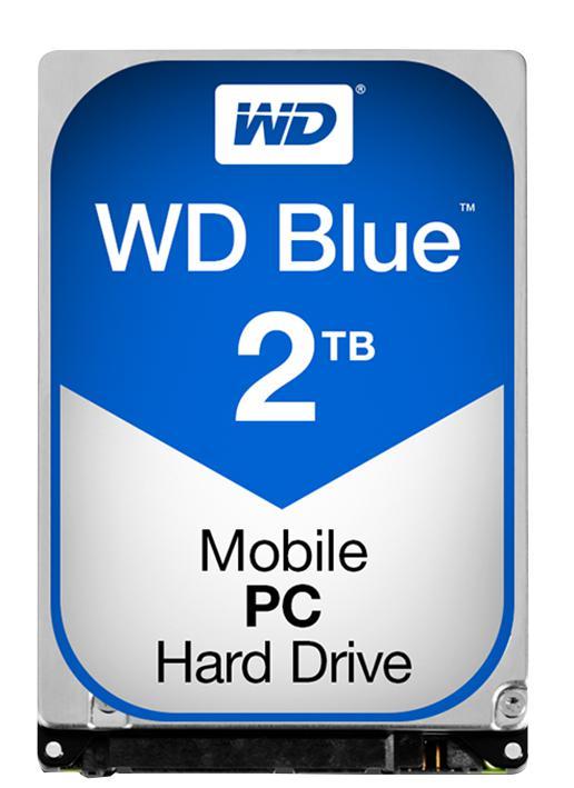 WD Blue 2.5" Internal HDD SATA 6GB/s - 2TB, 5400RPM