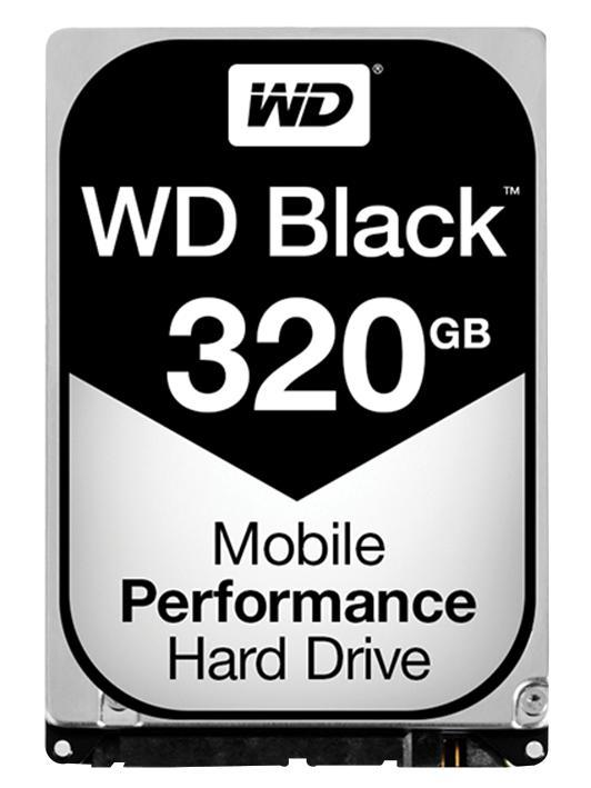 WD Black 2.5" Mobile Internal HDD SATA 6GB/s - 320GB, 7200RPM