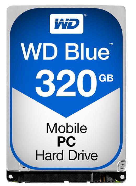WD Blue 2.5" Internal HDD SATA 6GB/s - 320GB, 16MB Cache, 5400RPM