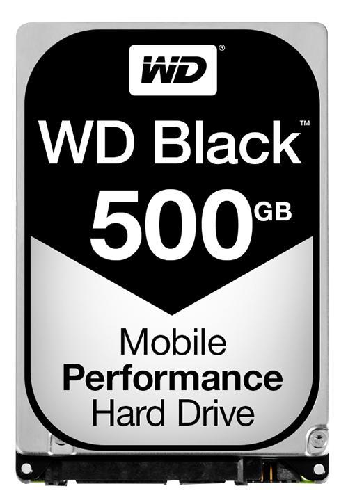 WD Black 2.5" Mobile Internal HDD SATA 6GB/s - 500GB, 7200RPM
