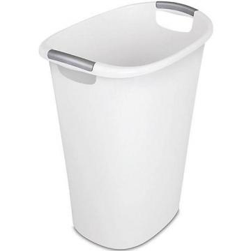 Sterilite Waste Basket Can, White, 10.5-Gallon