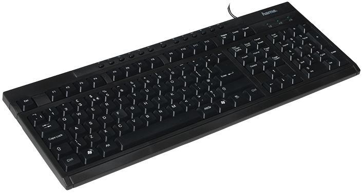 Hama USB Multimedia Keyboard Black
