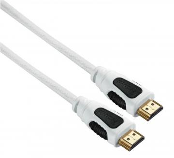 Hama Gold Plated High Speed Male to Male HDMI 2.0 Lead, 1.5m White