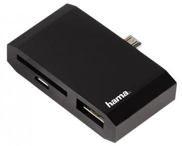 Hama 3-in-1 Adapter for Tablet PCs with Micro USB Connection