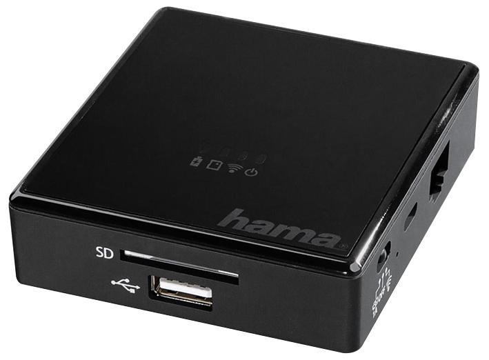 Hama Wireless SD/USB Data Reader for Smartphone / Tablet with Power Pack