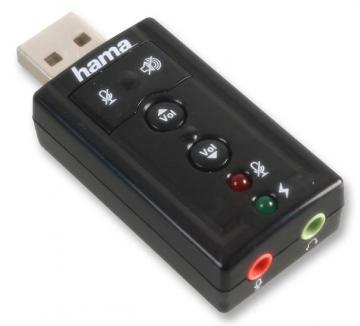 Hama 7.1 Surround Sound USB Sound Card
