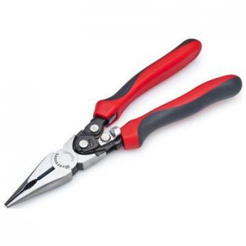Apex Long-Nose Compound-Action Pliers, 9-In.