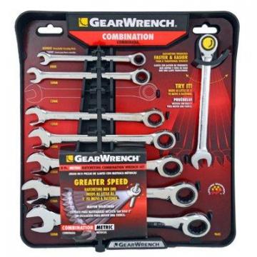 Apex GearWrench Ratcheting  Wrench Set, Metric 8-Pc.