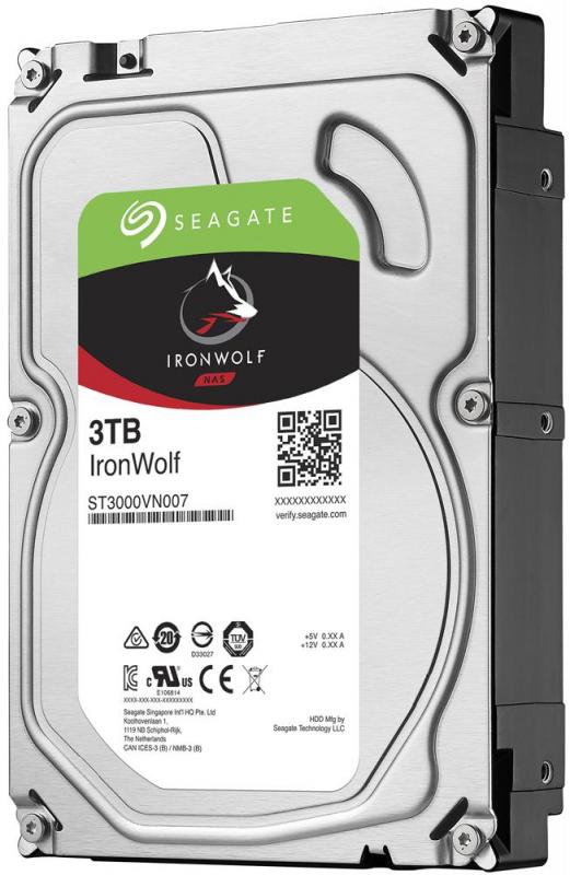 Seagate IronWolf 3.5" SATA 6Gb/s NAS Hard Drive, 3TB