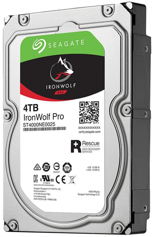 Seagate IronWolf Pro Business 3.5" SATA 6Gb/s NAS Hard Drive, 4TB