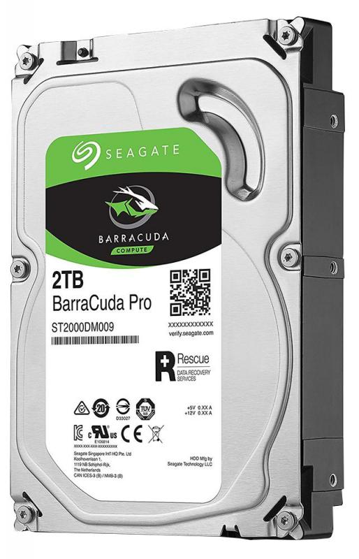 Seagate BarraCuda Pro 3.5" Desktop Hard Drive, 2TB