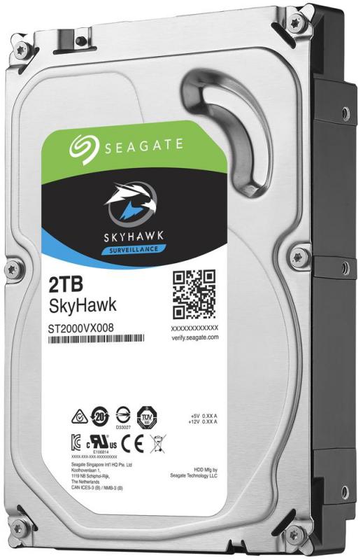 Seagate SkyHawk  3.5" SATA 6Gb/s Surveillance Hard Drive, 2TB