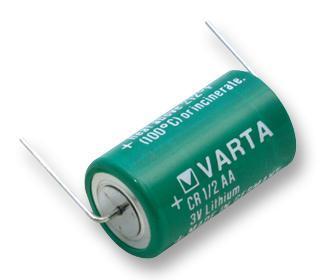 Varta 3V 950mAh Li-Mn ½AA Battery - Radial Leaded