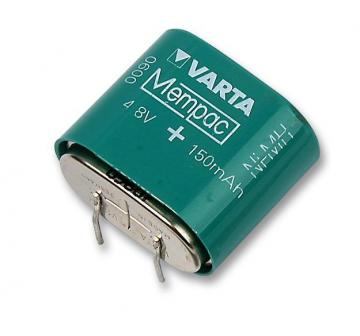 Varta 4.8V 150mAh PCB Mount Memory Protection Battery