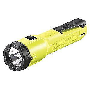 Streamlight Industrial LED Handheld Flashlight, Plastic, Maximum Lumens Output: 150, Yellow