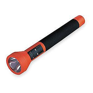 Streamlight Industrial Halogen Handheld Flashlight, Plastic, Maximum Lumens Output: 145, Orange