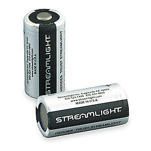 Streamlight Lithium Battery, Voltage 3, Battery Size CR123A, 6 PK