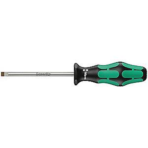 Wera Steel Screwdriver with 6" Shank and 5/32" Keystone Slotted Tip