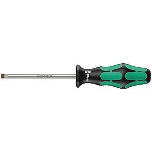 Wera Steel Screwdriver with 6" Shank and 5/32" Keystone Slotted Tip