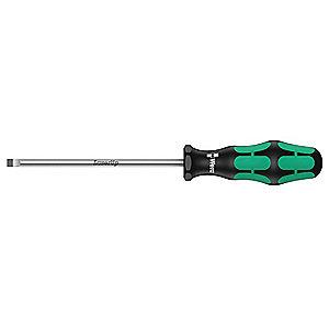 Wera Steel Screwdriver with 8" Shank and 5/32" Keystone Slotted Tip