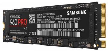 Samsung 960 PRO Series NVMe SSD M.2 - 512GB