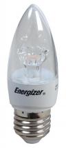Energizer E27 5.9W Clear LED Candle Light Bulb, Warm White 470LM