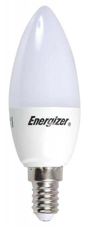 Energizer E14 5.9W Opal LED Candle Light Bulb, Warm White 470LM