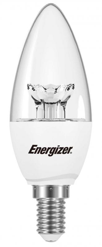 Energizer E14 6.2W Dimmable LED Candle Light Bulb, Warm White 470LM