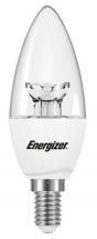 Energizer E14 5.9W Clear LED Candle Light Bulb, Warm White 470LM