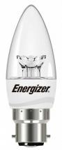 Energizer B22 5.9W Clear LED Candle Light Bulb, Warm White 470LM