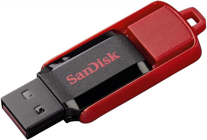 SanDisk Cruzer Switch USB 2.0 Flash Drive, 64GB