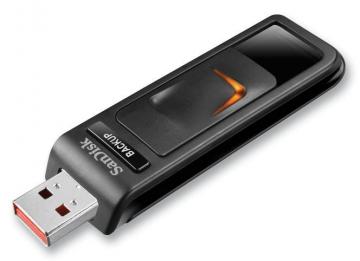 SanDisk Cruzer Ultra Backup USB 2.0 Flash Drive - 32GB