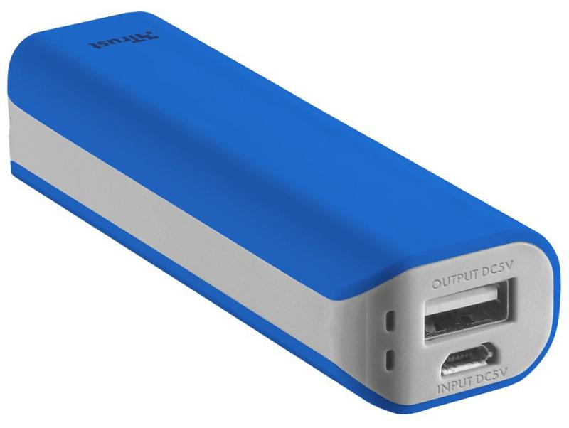 Trust Primo Power Bank 2200 Portable Charger - Blue