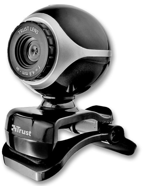 Trust Exis Webcam, Black/Silver - 640x480