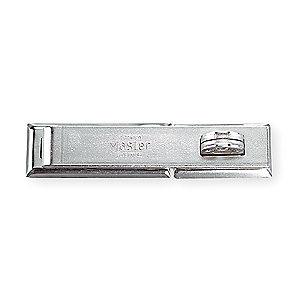 Master Conventional Fixed Staple HaspH x 1-3/4"W x 7-1/4"L, Zinc Plated Finish