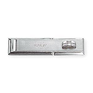 Master Conventional Fixed Staple HaspH x 1-3/4"W x 7-1/4"L, Zinc Plated Finish