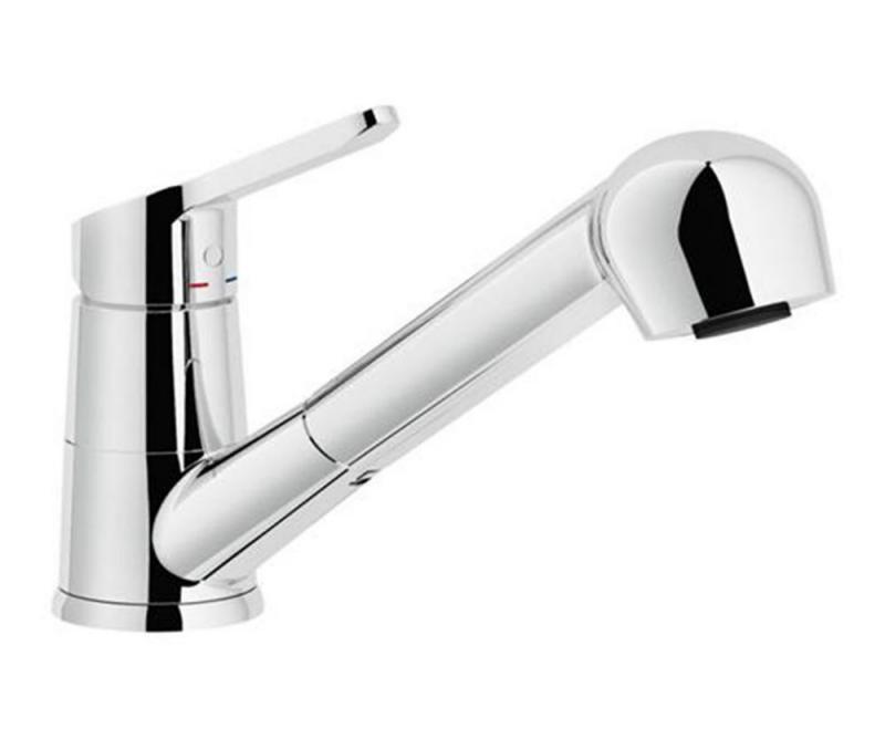 Blanco Abby Pull Out, Dual Spray Faucet, Chrome