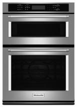 KitchenAid 4.3 cu. ft. Combination Electric Wall Oven with Even-Heat True Convection in Stainless