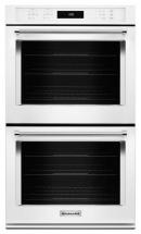 KitchenAid 4.3 cu. ft. Electric Double Wall Oven with Even-Heat True Convection in White