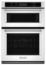 KitchenAid 4.3 cu. ft. Combination Electric Wall Oven with Even-Heat True Convection in White