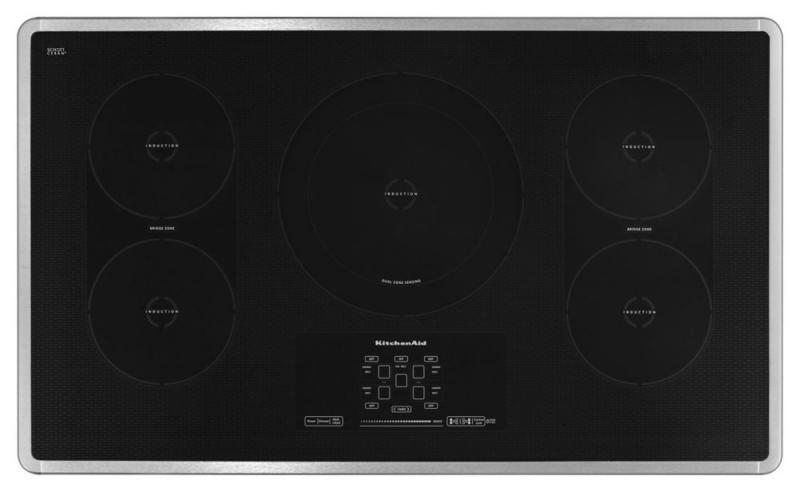 KitchenAid Architect Series II 36" Induction Cooktop in Stainless Steel