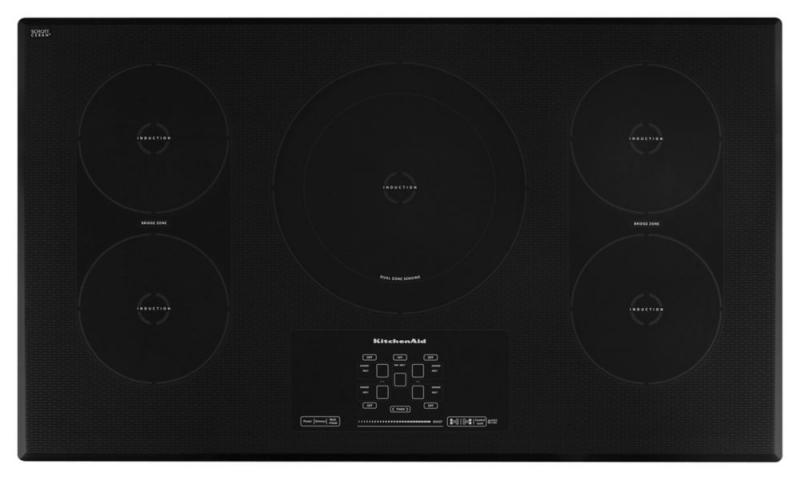 KitchenAid Architect Series II 36" Induction Cooktop in Black
