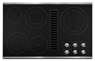 KitchenAid Architect Series II 35" Downdraft Electric Cooktop in Stainless Steel