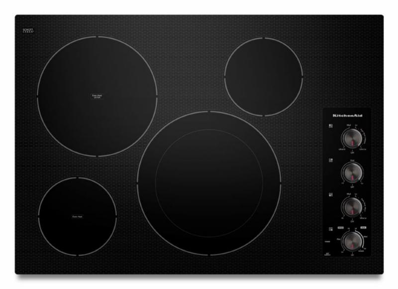 KitchenAid Architect Series II 31" Electric Cooktop in Black