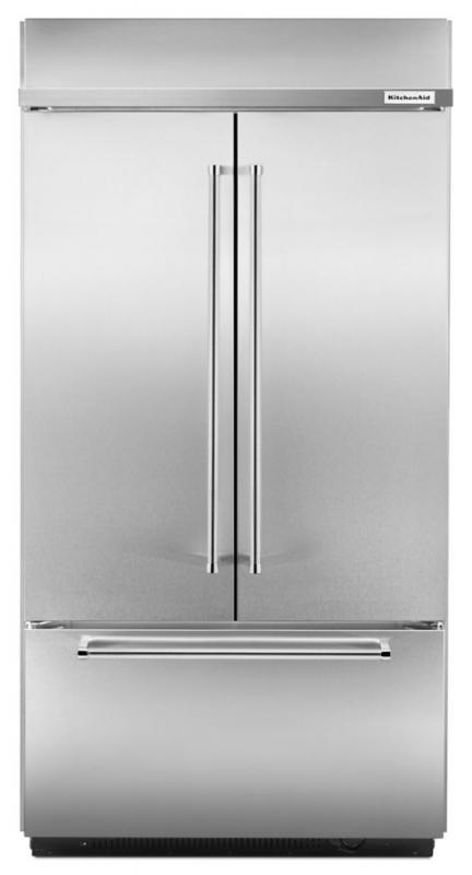 KitchenAid 24.2 cu. ft. Built-In French Door Refrigerator in Stainless Steel