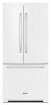 KitchenAid 22.1 cu. ft. Standard-Depth French Door Refrigerator with Interior Dispenser in White