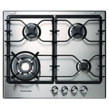 KitchenAid 24" Four Burner Gas Cooktop with Stainless Steel Surface