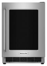 KitchenAid 5.1 cu. ft. Undercounter Refrigerator with Glass Door and Metal Trim Shelves