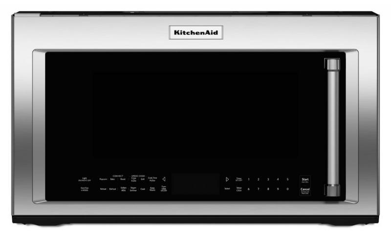 KitchenAid 1.9 cu. ft. 1000 W Microwave with High-Speed Cooking in Stainless Steel