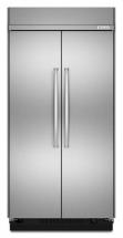 KitchenAid 30 cu. ft. Built-In Side-by-Side Refrigerator in Stainless Steel